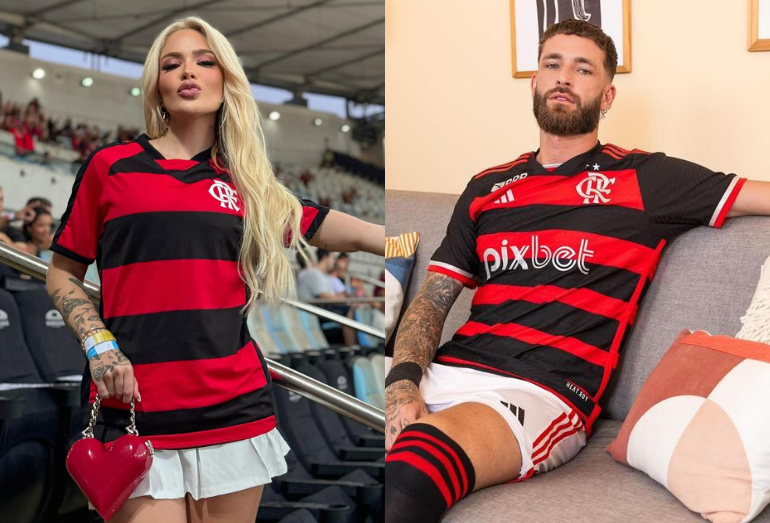 “Karolino”: Léo Pereira pede Karoline Lima em namoro após modelo marcar presença em jogo do Flamengo no Maracanã