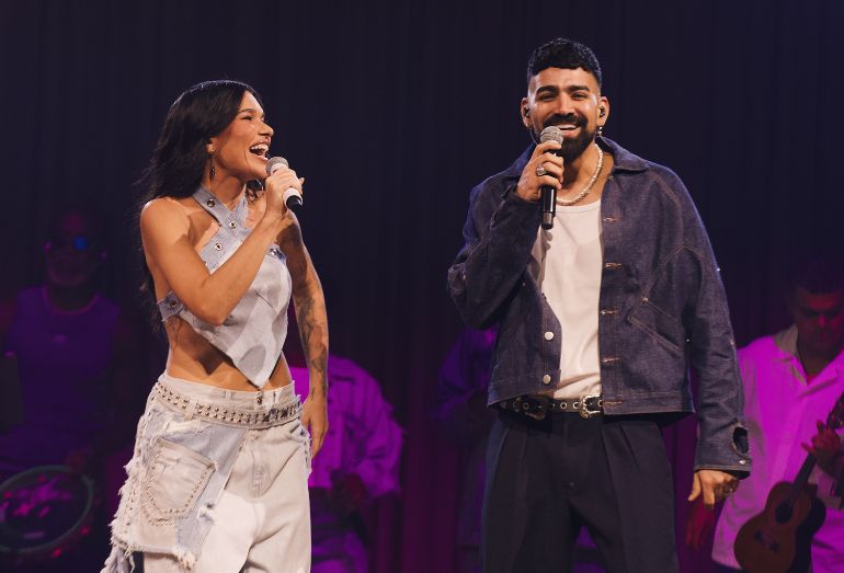 A fila andou: Lary e Dilsinho lançam parceria 